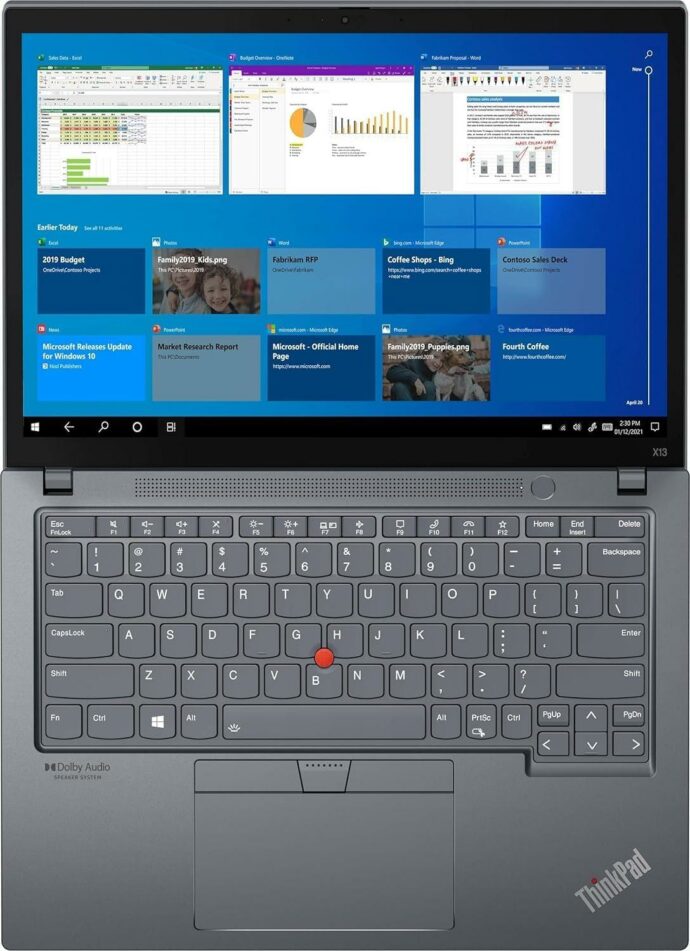 ⁦THINKPAD X13 I5 11EME 16GB RAM 256 SSD NVME OCCASION⁩ - الصورة ⁦2⁩