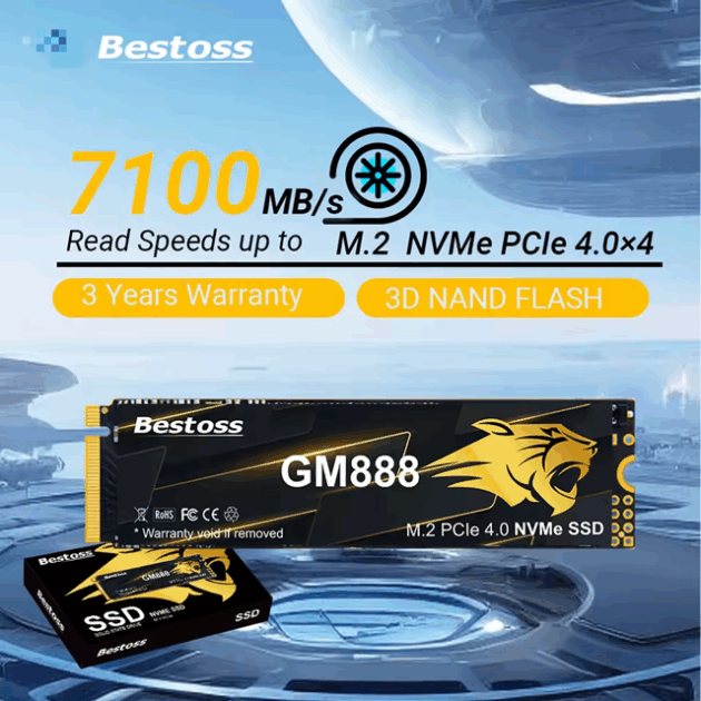 NVME BESTOSS GEN4 1TO 7000MB/S PS5
