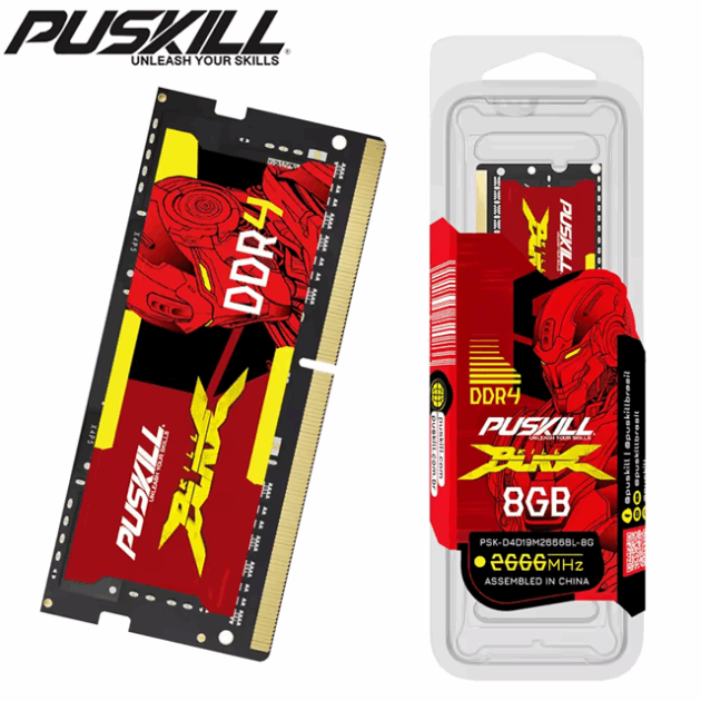RAM PUSKILL LAPTOP DDR4 8GB 2400MHZ
