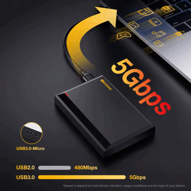 HDD EXTERNE KODAK ORIGINAL 500GB
